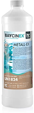 Höfer Chemie 1 x 1 L Metall-Ex für Pool - entfernt Metall - und Kalkablagerungen und senkt die Gesamthärte - für kristallklares Wasser