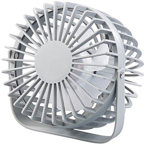 Sichler Haushaltsgeräte USB-Tischventilator im Retro-Design, 2 Stufen, 2,5 Watt, Ø 7,5 cm (klein)