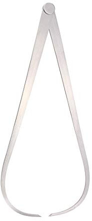 sourcing map Outside Caliper 300mm 12 Inch Firm Joint Stainless Steel Measuring Tool