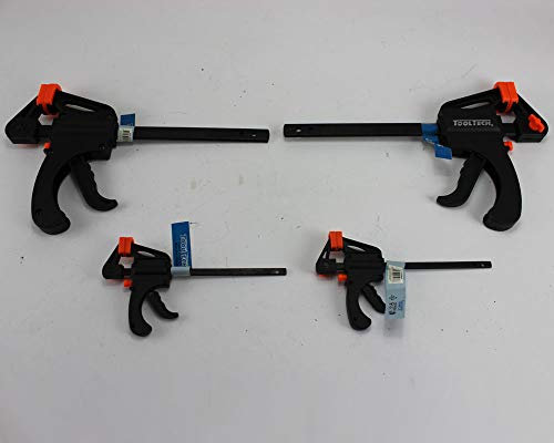 4x Einhandzwinge 150x60+ 100x40 Klemm Schnellspannzwinge Schraubzwinge