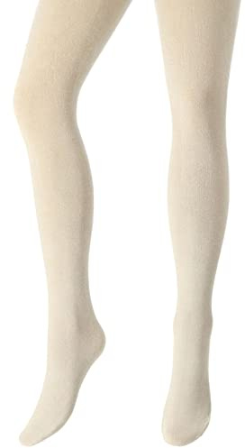 OVISSA Women’s Thick 180 Denier Opaque Tights Acrylic Wool Blend with Reinforced Toe & Elastic Waistband, Warm Winter Tights, Sizes S-XL
