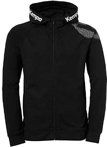 Kempa Jungen Core 26 Hood Jacket Herren Jungen Kapuzen-Jacke Trainings-Jacke Sweatshirt Hoody Pullover mit Kapuze