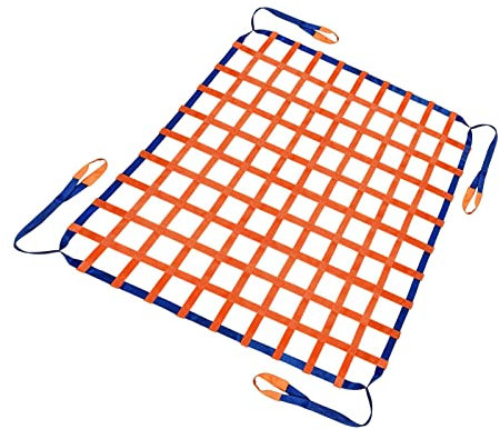 Hängendes Hebe Frachtnetz, 0,3–3,5 T Tragfähigkeit, Robuste Motorrad Bungee Fracht, Kajak Deck Frachtnetz, Dehnbares, Elastisches Fahrrad-Ladungssicherungsnetz, Anhängernetze (Size : 4 X 4M/Mesh 20cm