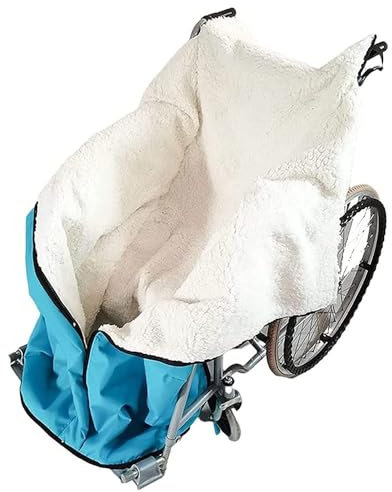 BLUEZY Decke für Rollstuhl, Winter Winddichte Rollstuhl Decke Kniedecke für Erwachsen, fusssack für Erwachsene Rollstuhl Rollstuhl zubehör Für Ältere Patienten Regen A