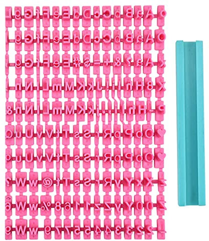 Natuce Stampini Alfabeto, Timbro per Biscotti, Stampini Lettere per Biscotti, Stampini Biscotti Alfabeto con Numeri, Simboli, Lettere Stampini Alfabeto per Fondente Torte Strumenti di Cottura