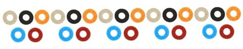 OSALADI 25pcs Game Handle Rings Handle Buffer Rings Precision Control for Lever Controller Motion Buffer Aim Assist