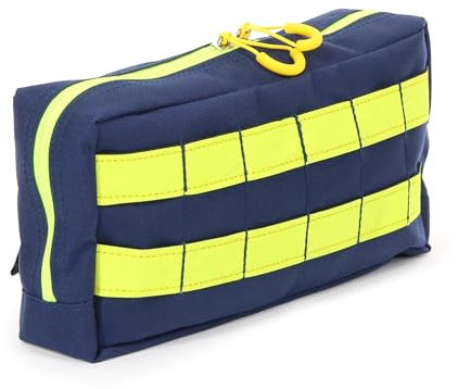 Zentauron Erste-Hilfe MOLLE-Tasche für Rettungswesten und Rucksäcke, Mehrzwecktasche Horizontal mit High-Vis Reflektorband aus Cordura für Rettungsdienst und Katastrophenschutz