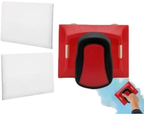 Herramienta de corte de pintura | Herramientas de corte para pintar | Recortadora de bordes de pintura multifuncional con 2 almohadillas de repuesto | Herramientas de pincel de pintura para el hogar