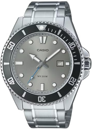 Casio Uhr: Silber MDV-107D-8AVDF, Silber, Armband