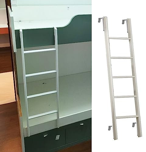 SZITW Échelle superposée pour Maison, Appartement, Camping-Car – Échelle de lit superposé supérieure réglable permettant d'économiser de l'espace avec Crochets, escabeau pour remorque de Voyage, c