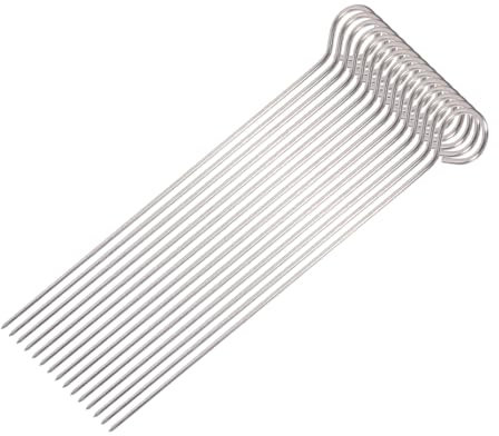 Happyyami 30pezzi Spiedini Inossidabile Per Bbq Lunghi e Resistente Per Carne e Per
