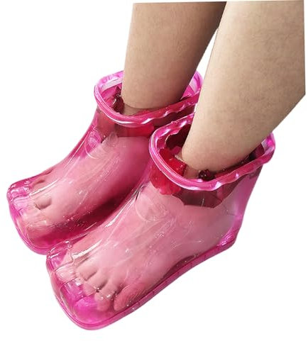 1pair Fußbades Schuhe Größe 42 begehbarer hitzebeständiger Plastikfuß-Einweihschuhe Wasser sparende Füße Spa Badewanne für zu Hause, Pediküre Shop.