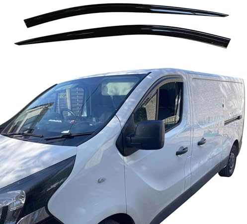 CWYLF Windabweiser für Opel Vivaro MK2 2015-2019, Regenschutz für Autofenster Wetterschutz Schutz Sonnenblende Autozubehör
