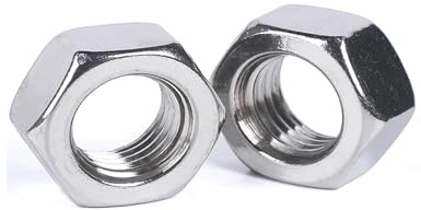 A2 304 Edelstahl Zoll Sechskant Sechskantmutter for 4-40 6-32 8-32 10-24 Zoll Sechskant Sechskantmutter(7 16 14 2pcs)