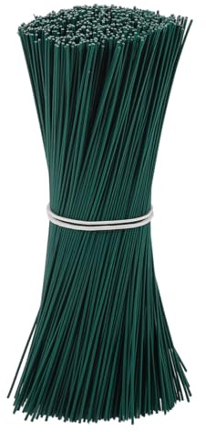 DIYEAH Fascette per Piante e Organizzatore di Cavi Riutilizzabili Verde 18 CM Diametro 0,55 MM 1000 Pezzi per Giardino e Ufficio