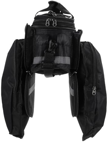GARVALON wasserdichte Mountainbike Gepäckträgertasche mit Großem Fassungsvermögen Vielseitige Fahrrad Rücksitz Aufbewahrungstasche für Herren und Damen Langlebiges Oxford Material