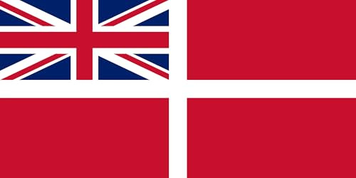 magFlags Bandiera Large 19th Century Flag of Malta | Ensign of Malta in the 19th Century | bandiera paesaggio | 1.35 m² | 80x160cm