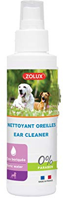 Zolux Nettoyant Oreilles pour Tous Les Chiens - sans Paraben - 100 ML pour Chien