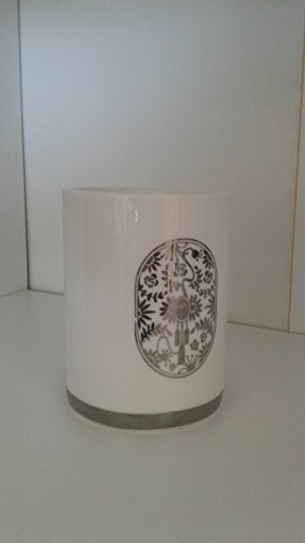 Mathilde M - Bicchiere da denti in ceramica, 10,5 x 8 x 8 cm