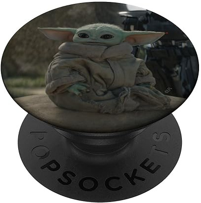 PopSockets Star Wars The Mandalorian the Child on Seeing Stone PopSockets PopGrip: Swappable Grip for Phones & Tablets