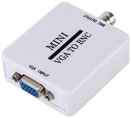 Nicoone Mini HD 1080P VGA zu BNC Video Konverter VGA zu BNC Ausgang Überwachung Video Konverter Adapter mit USB-Kabel