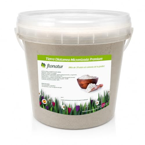 Tierra diatomea micronizada natural 1,5kg, múltiples usos, tratamiento eficaz contra insectos y fertilizante natural