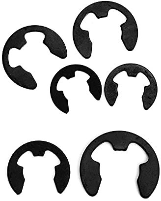 10/20/50 Stück E-Clips Halteclips C-Clip ￠1.5￠2￠2.5￠3￠9￠10￠12￠15￠17 Schwarze Halteclips-M6,50PCS