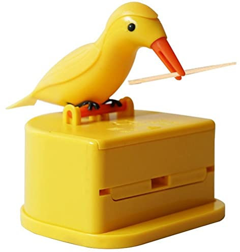 Wudaizhi Vogel Zahnstocher Spender Süßer Specht Zahnstocher Spender Für Den Heim Zahnstocher Spender Neuheit Automatischer Zahnstocher Halter Süßes Vogel -esstisch Geschenk