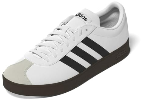 adidas Donna VL Court Base Shoes, Ftwr White/Core Black/Grey One, 37 1/3 EU