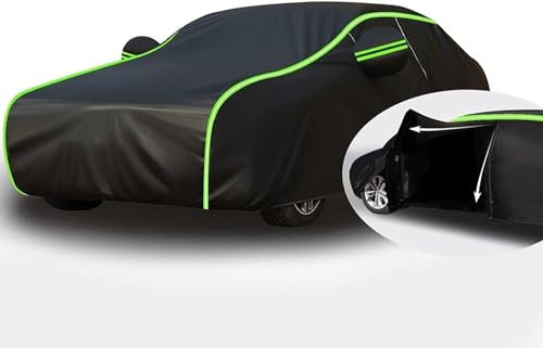 Autoabdeckung für den Außenbereich für VW California T3 T4 T5 MPV, Autoabdeckungen, wasserdicht, atmungsaktiv, mittel, Allwetterschutz, Regen, staubdicht, kratzfest, Outdoor-Vollgarage (Farbe: A,