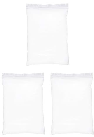 QUARKZMAN Natale Finta Neve Scintillio 16 Oz Indoor Bianco Inverno Display Polvere Riempimento Neve per Decorazione in Fibro Ornamento Invernale Neve 3pz