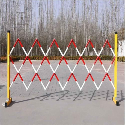 Robustes Stahl-Zauntor mit Rollen, ideal für U-Bahn-/Bushaltestelle, Menschenmengenkontrolle, einfache Montage, 1,2 m x 6 m