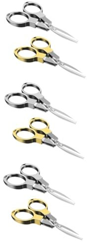 Happyyami 6piezas Tijeras De Pesca Plegables Al Cortador De Línea Trenzada Accesorio para Pesca