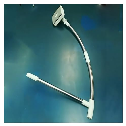Lavavetri Tergivetri Puliscivetri Asta Di Pulizia Curva Con Braccio Umanoide 2 In 1, Strumenti Per Il Lavaggio Dei Vetri Con Testa Tergicristallo Quadrata, Asta Per La Pulizia Delle(1.3m)
