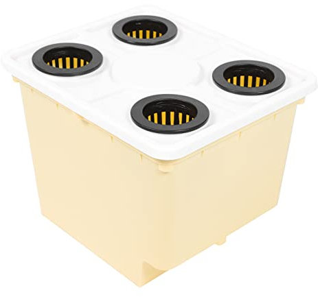 GALPADA Cubo para Cultivo Hidropónico de Vegetales sin Suelo, Material PP, Fácil de Montar y Práctico para Jardín y Huerto Casero