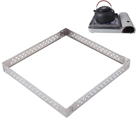 Paravento Fornello Campeggio Portatile, Resistente Alle Alte Temperature