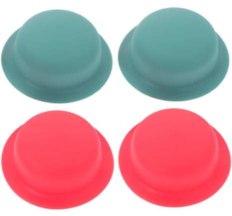 Hohopeti Poignée Casserole en Silicone Protège-poignées de Casserole Lot de 4 Résistante la Chaleur et Poêles