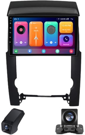 Android 14 Radio de Coche de Doble DIN de Coche para Kia Sorento 2 XM 2009-2012 Carplay inalámbrico Android, 10 Pulgadas Pantalla Táctil con/Bluetooth/Radio FM/ADAS DVR+Cámara(B,X1)