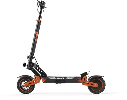 Iwafo Is2 Motoscooter Elettrico per Adulti Di Grandi Dimensioni, 2000-W Motore Di Potenza, Autonomia Di Guida Di 70-80 Km, Batteria Da 52v 20ah, Altezza Del Manubrio Regolabile, Ampia Pedana