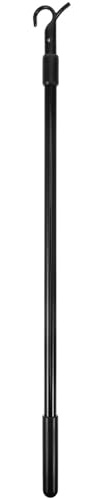 NESTINGHO Adjustable Vertical Blind Rod Aluminum Alloy 24.21In Wand Replacement with Black Finish for Kitchen Window Treatments