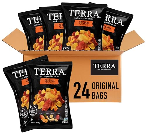 Terra Vegetable Chips with Sea Salt, 1 Oz (Pack of 24)