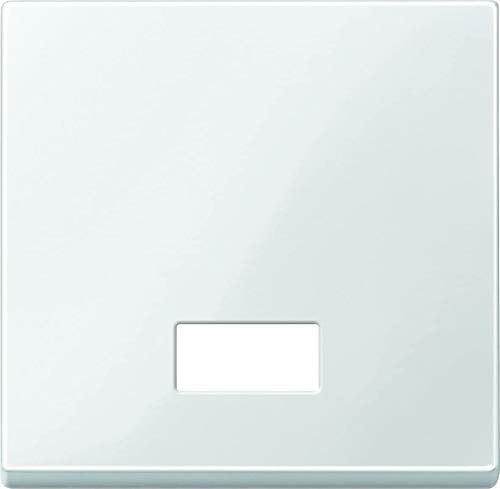 Merten 432819 Wippe mit rechteckigem Symbolfenster, polarweiß glänzend, System M