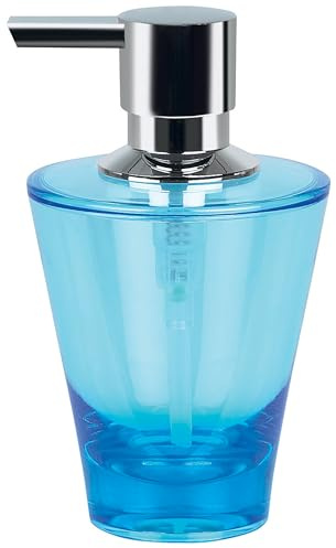 Spirella Seifenspender Max Flüssigseifen-Spender, Fassungsvermögen 8,5 x 8,5 x 14,5 cm - 250ml - Blau