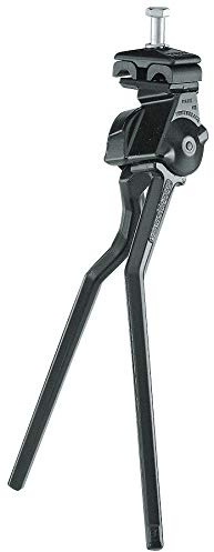 Pletscher Twin Leg Doppelbein-Fahrradständer, 320 mm, Schwarz schwarz schwarz