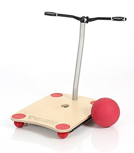 TOGU Unisex – Erwachsene Bike Balance Trainer Board, BBB 65 x 52 x 76 cm Ball ca. 21 cm Durchmesser