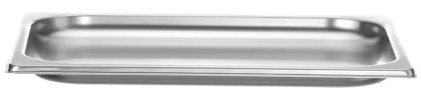 HENDI Gastronormbehälter, sehr robust, 1L, GN 1/2, (H) 20mm, Edelstahl | Geeignet für Chafing Dishes, Bain-marie, Backöfen, Gefrierschränke, temperaturbeständig von -40° bis 300°C, 325x265mm