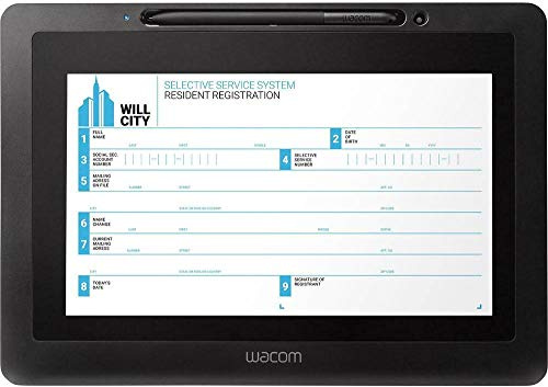 Wacom - Signature Set DTU1031X-CH2 - Tablette Graphique Professionnelle pour Signature de E-Documents