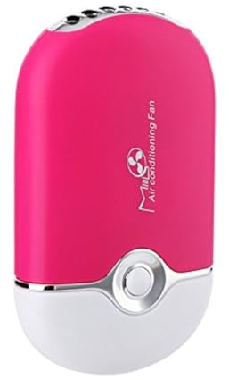 Aussido Mini Eyelash Fan Air Conditioning USB Rechargeable Portable Fan for Eyelash Extension Dryer