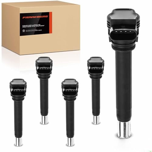 Frankberg 5x Zündspule | Kompatibel mit New Beetle 1C1 9C1, CC 358, Beetle 5C1 5C2, TT 8J3, O.c.t.a.v.i.a II Combi 1Z5, New Beetle Cabriolet 1Y7