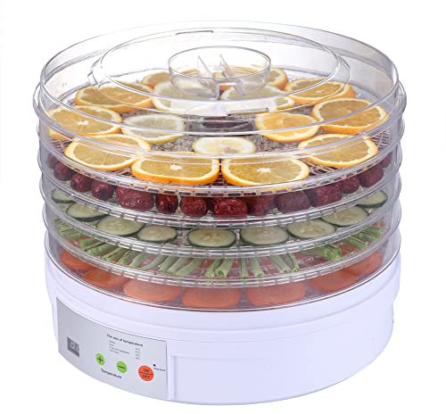 Desconocido Procesador de Alimentos para el hogar, deshidratador de Comida rápida, Secadora de Aire eléctrica, Secado de Frutas, Carne y Frutas